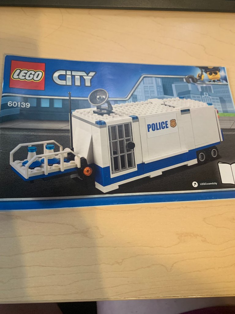 Lego City Police 60139 Manual Booklet Selling As Is